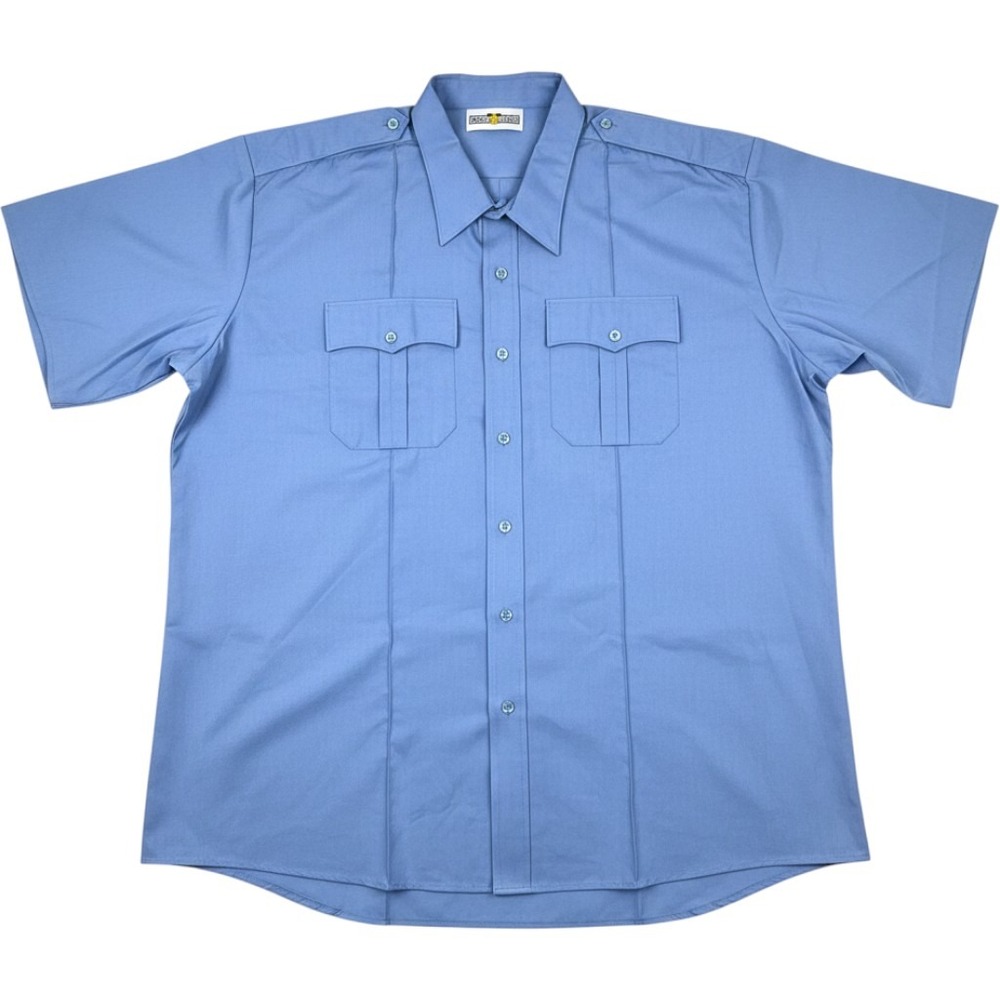 Flying Cross Uniform Shirt 19.0 Poplin Tactical Police Security Marine Blue XL